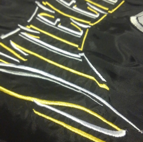 Vintage 90s🔥 Pittsburgh Steelers ✨ Logo 7 Jacket Windbreaker XL 🏈 🏟️  Vtg 💎 - Picture 5 of 14